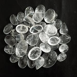 หินควอตซ์คริสตัลใสธรรมชาติอัญมณีหลวมสำหรับตกแต่งบ้านและบำบัดสำหรับทำเครื่องประดับคริสตัล - Product Image 2
