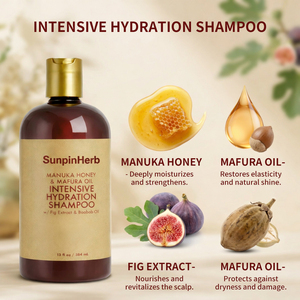 Champú de Hidratación Intensiva con Miel de Manuka y Aceite de Mafura con Manteca de Karité para Cabello Natural Rizado, Dañado y Muy Seco, Estilizado con Calor - Product Image 5