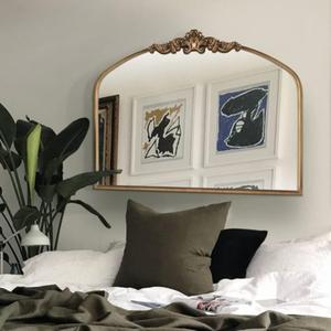 Marco de espejo de latón antiguo de lujo con artesanía de primera calidad y artesanía elegante disponible a bajo precio - Product Image 3