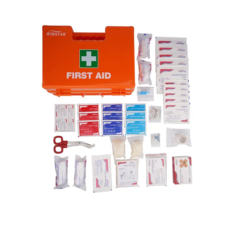 OEM Wall Mounted Workplace Industrial Outdoor Office Waterproof First Aid Kit Box Emergency Kit Survival Kit