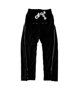 Pantalones Deportivos Anchos de Algodón de Alta Calidad para Hombre, Estilo Urbano, con Cierre, Estilo Y2K, Lavados, Holgados y Acampanados - Product Image 2