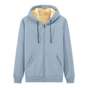 Wholesale Custom Heavyweight Zipper <b>Oversized</b> <b>Hoodie</b> Heavy Cotton New Design 2024 Best Thermal <b>Oversized</b> Hoodies <b>Men</b> - Product Image 5