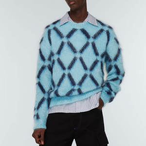 Traje de moda de alta calidad Mohair Jersey Tela de lana Invierno Cálido Mohair Jersey Precio bajo Estilo único Mohair Jersey - Product Image 2