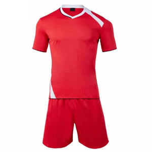 Uniformes de Fútbol Personalizados al por Mayor, Transpirables, 100% Poliéster, Manga Corta, para Hombre, con Números de Equipo - Product Image 4