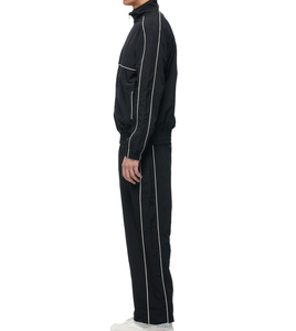 OEM/ODM Custom Logo Sportswear Men's Solid Color <b>Windbreaker</b> Tracksuit with Pockets Lightweight 100% Nylon Tracksuits for Men - Product Image 2