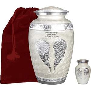 Urna de metal para cenizas de estilo Art Deco vibrante de la mejor calidad, perfecta para monumentos conmemorativos elegantes y únicos disponibles a precio mayorista - Product Image 3