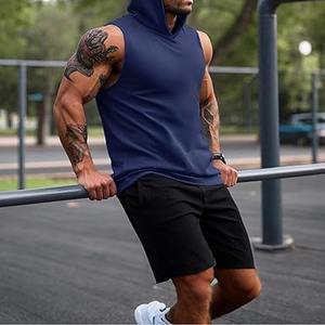 Produit très demandé Débardeur pour hommes teint uni Concevez votre propre style Débardeur pour hommes de différentes tailles fabriqué par Dress Sports - Product Image 4