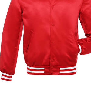 แจ็กเก็ตซาตินสำหรับผู้ชายแจ็กเก็ตซาตินสำหรับผู้ชายเสื้อแจ็กเก็ตฤดูหนาวผ้าซาตินสีตามสั่ง - Product Image 6