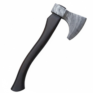 Haches en acier Damas fabriquées à la main avec manche en bois de qualité supérieure pour la collection de l'artisanat du bois en plein air, haches en acier Damas sur mesure - Product Image 4