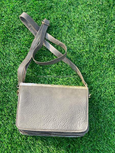 Nouveaux sacs à bandoulière en cuir de fourrure métallique élégant occidental de haute qualité à la mode véritable sacs à main latéraux en cuir de fourrure métallique - Product Image 5