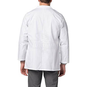 Bata de laboratorio personalizada para Hospital, abrigo de laboratorio Unisex, hecho en Pakistán, precio al por mayor - Product Image 5