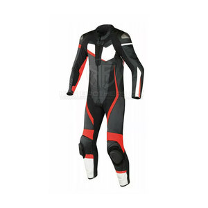 Traje deportivo de cuero para motocicleta con perfil elegante y equipo de protección aprobado por CE Traje de cuero para motocicleta Touring - Product Image 3