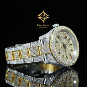 Relojes Mecánicos de Lujo al por Mayor, de Acero Inoxidable, con Correa de Cuero, Diamantes Moissanite con Engaste Invisible, Resistentes al Agua - Product Image 4