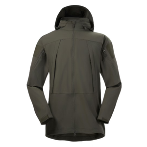 Vestes d'entraînement d'hiver personnalisées avec logo 2026, vêtements de randonnée en plein air, veste tactique imperméable et chaude en softshell pour hommes - Product Image 1