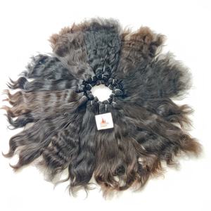 ผมต่อแบบลอนธรรมชาติของผู้หญิงทอแบบหลวมผลิตจากวัตถุดิบอินเดียสำหรับกระบวนการทางเคมี - Product Image 1