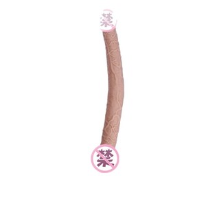 Vibromasseur double extrémité en silicone liquide pour femmes, grande taille, jouet sexuel pour adultes - Product Image 4