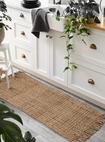 Tapis de salon modernes en mélange de jute 100% Tapis de sol tissés faits à la main en jute et coton à vendre