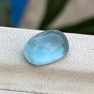 Natural Top Color Aquamarine <b>Cushion</b> Shape Cabochons Stone With Good Luster Loose Gemstone for Making Jewelry 2.78 Carat - Product Image 1