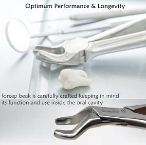 Fórceps de extracción Dental Manual de alta calidad Agarre ergonómico reutilizable profesional derecho e izquierdo 30 posiciones de mandíbula - Product Image 4