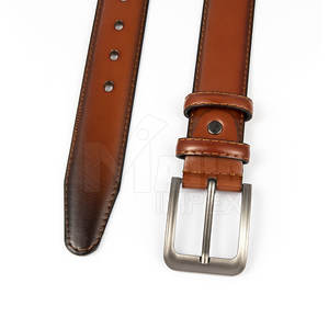 Cinturones de cuero de diseño OEM personalizados recién llegados cinturones de cuero genuino personalizados para hombres - Product Image 5