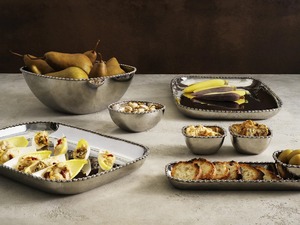 Bol en acier inoxydable trois pièces fait main, écologique, pour les repas quotidiens et les services festifs, design artistique, vente chaude - Product Image 6