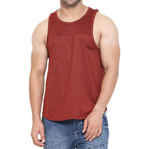 Wholesale Cheap Price Custom Your Own <b>Logo</b> Design Men Sleeveless Shirt Cotton Polyester Solid Color Gym Wear Man Tank Top - Product Image 1