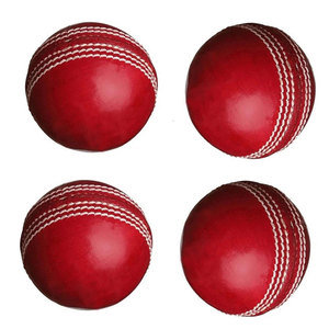 SI-CB-167ลูกคริกเก็ตแบบมืออาชีพขนาด7.2ซม. เย็บด้วยมือพร้อมโลโก้กำหนดเองหนังสีแดงใหม่จากปากีสถาน sumroos - Product Image 2