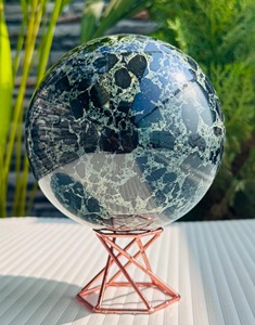 Esfera de Cristal Khambat de Alta Calidad, Decoración para el Hogar, Arte Feng Shui, Coleccionables, Calidad Premium, Tallado Grabado, Muntaha - Product Image 2
