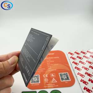 合成紙PVC製自己粘着ラベル 防水耐久性のある衣料品識別ステッカー - Product Image 1