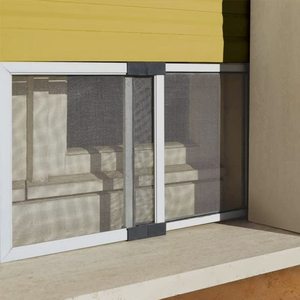 Pratico e resistente zanzariera in alluminio grigio estensibile 50x70x100 Cm-baldacchino letto e repellente per zanzare - Product Image 3