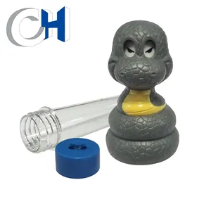 Popular Unique Gray Plastic animal snake candy toy