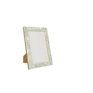 Intricate Mother of Pearl <b>Wood</b> and Metal <b>Photo</b> <b>Frame</b> TopRanked for Home & Drawing Room Customizable Size - Product Image 2