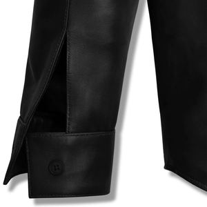 Vestes en cuir décontractées d'automne et d'hiver prix de gros vestes en cuir de haute qualité nouvelle veste d'hiver en cuir à la mode - Product Image 4