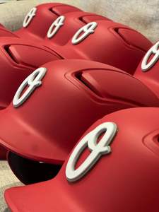 Pare-chocs de casque de Baseball personnalisés de haute qualité avec support adhésif 3M 2D 3D Double ruban pour les logos des équipes - Product Image 2