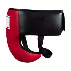 Protector Inguinal de Cuero PU de Estilo Profesional para Karate, Muay Thai, MMA, Boxeo, FIRST FITNESS INDUSTRIES, Negro - Product Image 4