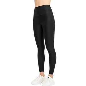Leggings sans couture taille mi-haute personnalisés pour femmes, antibactériens et respirants, couleur unie, pour le yoga, le fitness, la gym, l'été et les loisirs - Product Image 4