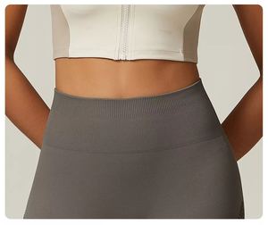 Logotipo personalizado al por mayor entrenamiento Fitness pantalones de chándal compresión Yoga Leggings ropa deportiva sin costuras cintura elástica Yoga Leggings - Product Image 3