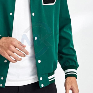 Best Quality Men's Letterman Jackets Winter <b>Stand</b> Collar Windproof Breathable Quick Dry Eco-Friendly Cotton/Wool Casual <b>Work</b> - Product Image 6