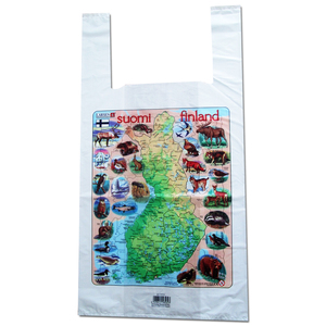 Chaleco de plástico biodegradable LDPE hecho en Vietnam, bolsas de compras para empaquetar camisas, verduras disponibles para comprar - Product Image 4