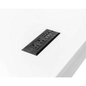 Bureau debout réglable en hauteur en acier DESK-0073 par Elsadig, bureau d'ordinateur rectangulaire à structure métallique - Product Image 6