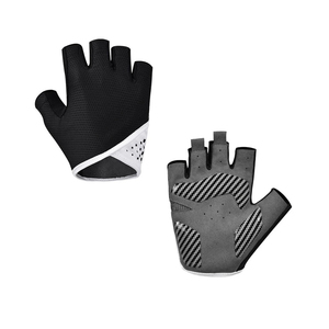 Diseño personalizado de cuero sintético antideslizante medio dedo entrenamiento ciclismo ejercicio Fitness guantes transpirables al por mayor tasa Oem - Product Image 4
