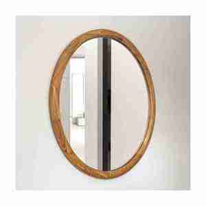 Alta demanda con artesanías de precio razonable, espejos de dormitorio, decoración de habitación de invitados, marco redondo de madera con calidad de exportación - Product Image 6