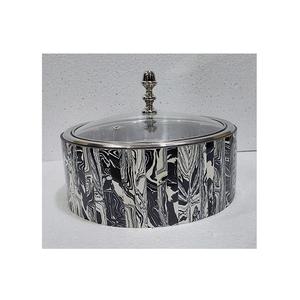 Marmite de service en bois et en vadrouille faite à la main avec couvercle en verre pour la maison, l'hôtel et le restaurant - Product Image 4