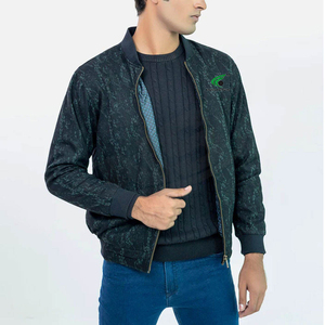 Veste d'hiver de couleur unie la plus vendue pour les hommes décontractée Street Wear personnalisé Style Letterman à manches longues respirant veste chaude - Product Image 3