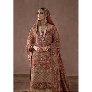 ชุดเจ้าสาวเปิดหลังทรงเอไลน์สำหรับผู้หญิงสมัยใหม่สไตล์ปากีสถาน/อินเดีย - Product Image 5