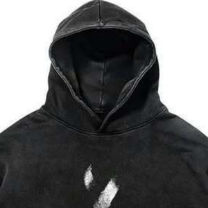 Moda hombre 100% algodón ácido lavado y sol se desvanecen sudaderas con capucha polar algodón de gran tamaño liso Sudadera con capucha Streetwear para la venta - Product Image 2