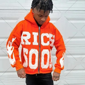 Loose Fit Acid Wash Hoodie Men <b>Retro</b> Washed Oversized <b>Sweatshirt</b> Streetwear Casual Pullover Hoodie Vintage Look Trendy - Product Image 5