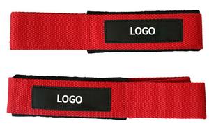 GAF Cotton Weight <b>Lifting</b> Wrist <b>Straps</b> With Neoprene Padding <b>For</b> Body Building Powerlifting Gym Squats Deadlifts Wrist Wrap - Product Image 2