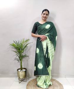 Sari Silk prêt à porter vêtements de mariage de fête indiens en prix de gros broderie traditionnelle travail banarasi khadi - Product Image 4