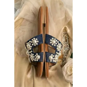 Piel Sintética de Perla para Pantuflas, Colección de Moda 645 BL - Product Image 4